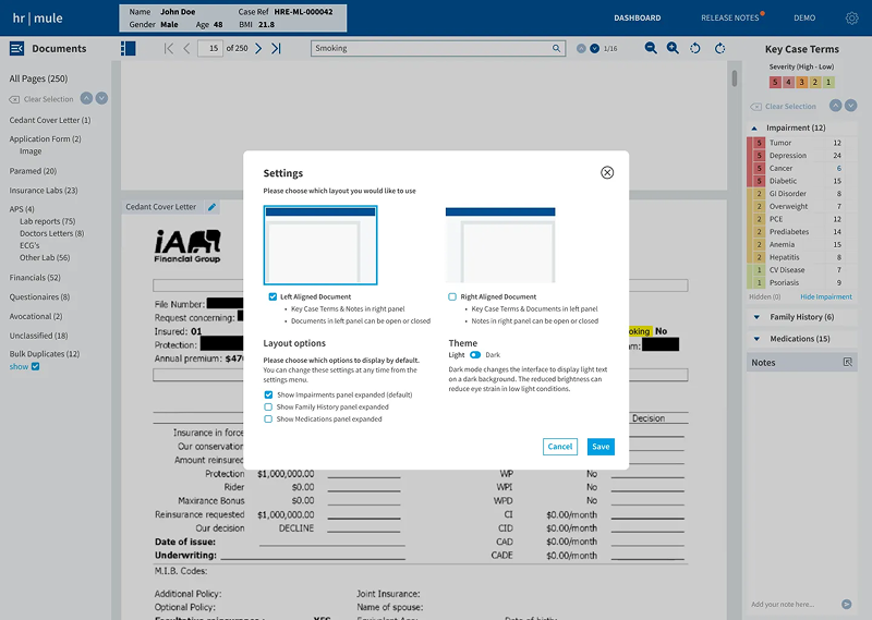 Add New Document Modal